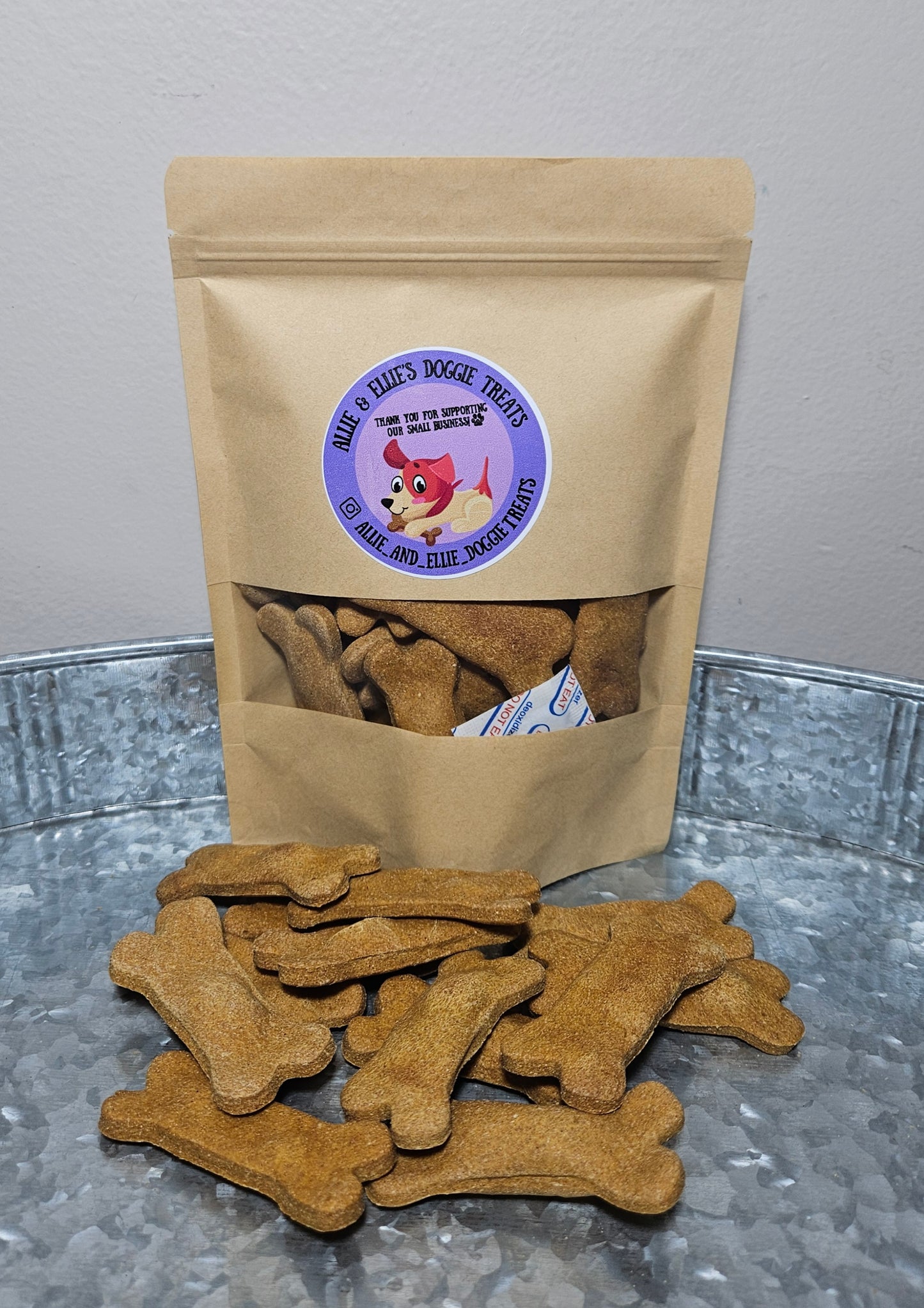 Organic dog treats.